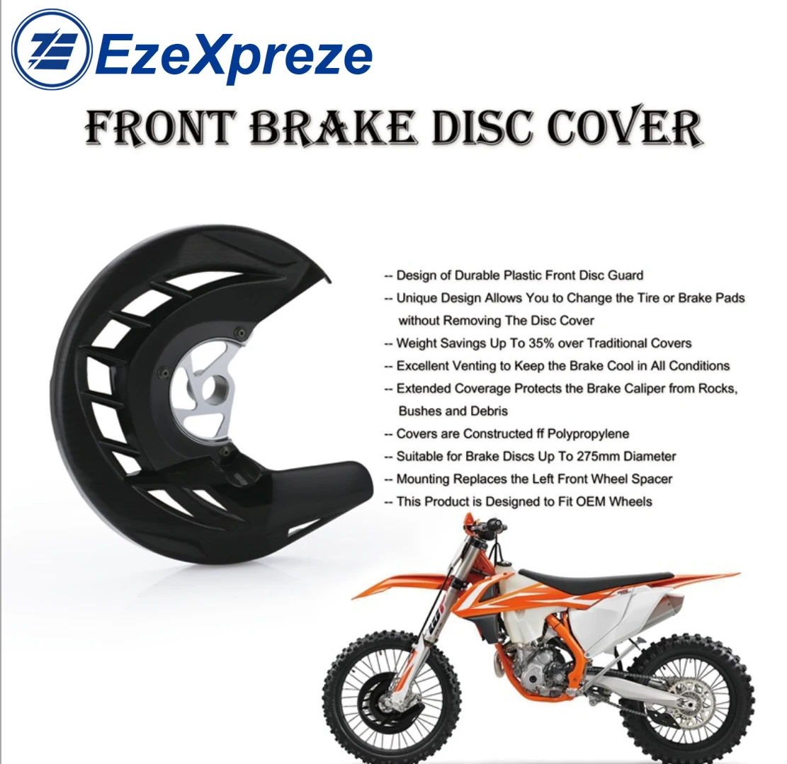 Motorcycle Front Brake Disc Rotor Protection Guard Cover Mount For KTM 125 150 200 250 300 400 SX SXF XC XCF EXC EXCF 2003-2015