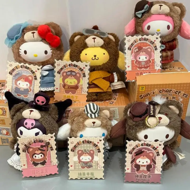 

Genuine Toptoy British Afternoon Tea Series Vinyl Plush Boutique Blind Box Desktop Ornaments Backpack Pendant Surprise Gift