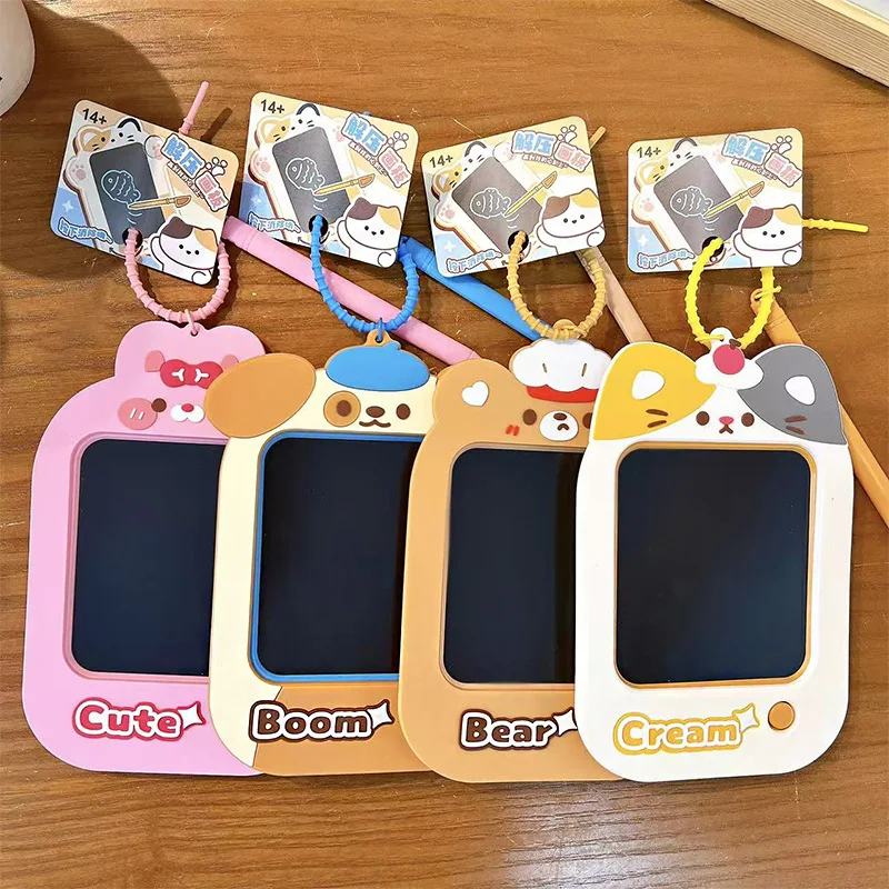 Jouets de dessin pour enfants, animaux de dessin animé, Zoo, Graffiti moyen, planche à dessin, décompression amusante, écriture, planche à dessin, jouet Puzzle