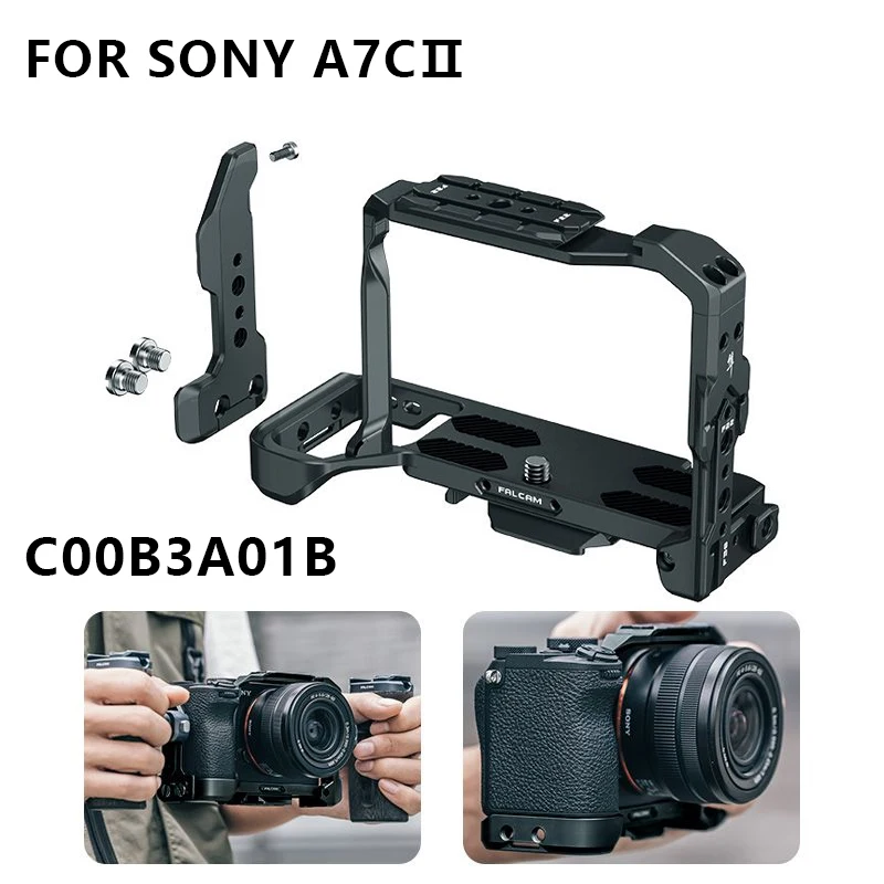 FALCAM officiële F22&F38 Quick Camera Cage KIT voor Sony A7M5/4/A7C2/FX30/FX3, Canon C50/R63, Nikon ZR/Z63, LUMIX S5, DJI Pocket3