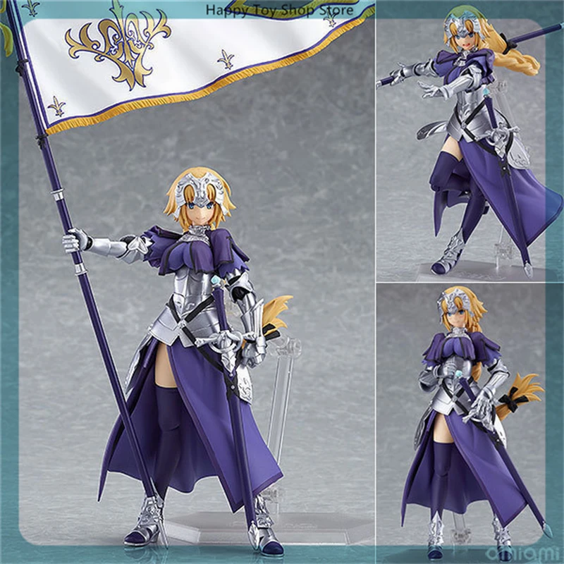 

15 см линейка Fate Grand Order Жанна д'Арк, подвижность, игра для девочек, фигурка для мальчиков, Коллекционная модель, статуя, декор из ПВХ, фанат, подарки, игрушки