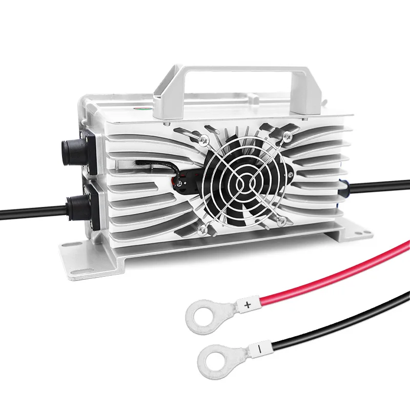 

72 Volt 25 Amp Lithium Charge With O Ring Terminal Plug for GEM Bad Boy Buggies Golf Cart LifePO4 Battery