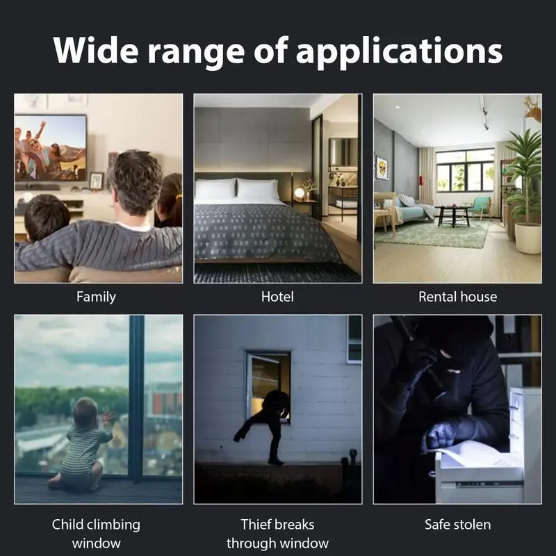 Door And Window Alarms Door Open Alert Wireless Door Alarms For Doors And Window Home Invasion Protection Easy Installation