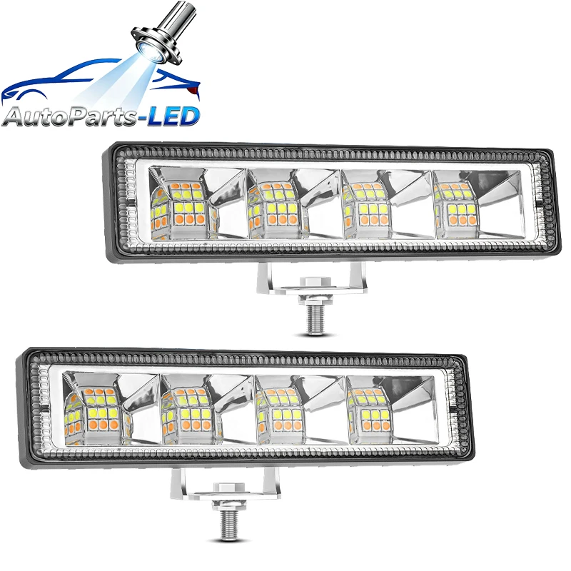 

4pcs Car Work Light 6inch LED Bar 4x4 24 LED Working Bar Offroad SUV ATV Tractor Boat Trucks Excavator 12V 24V led Combo Beam