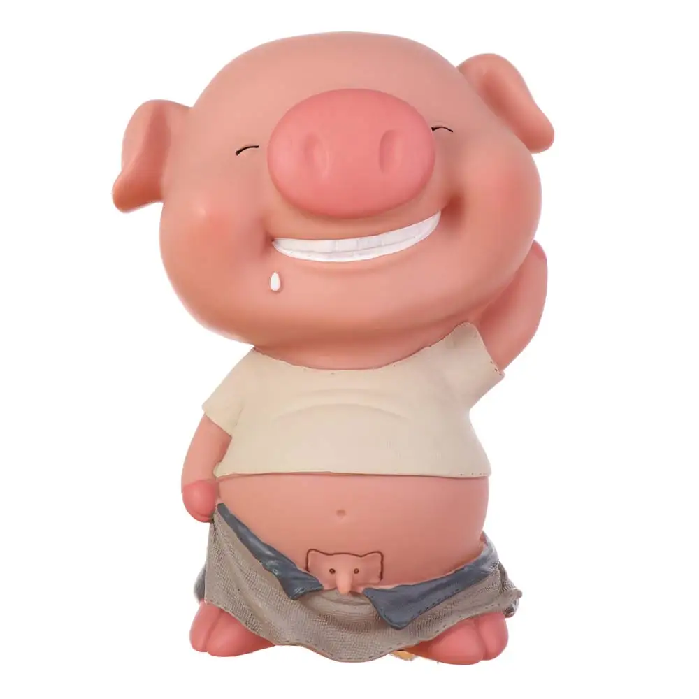 

Копилка-свинка: Декоративная копилка в форме свиньи, сейф для денег, украшение, подарок для детей