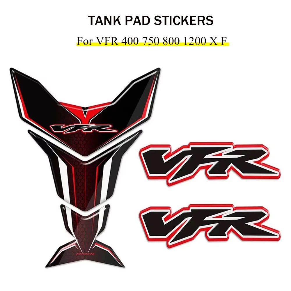 

Motorcycle Tank pad Fuel oil stickers protection fairing Motorcycle For Honda VFR 400 750 800 1200 X F