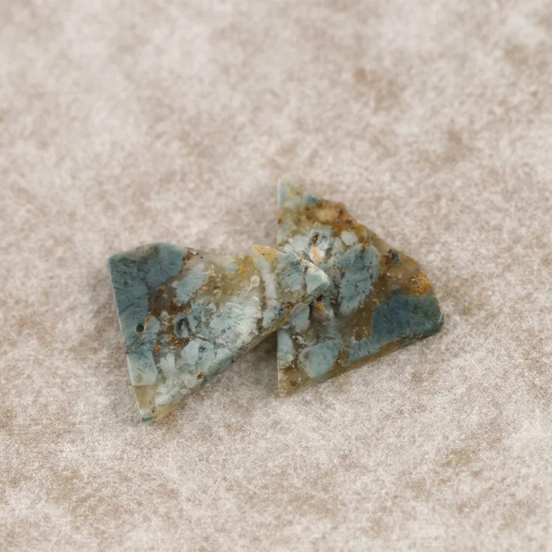 B&F Ocean Jasper Earring Beads for Jewelry Making, Handmade Natural stones beads, Stones for jewelry Making Supplies