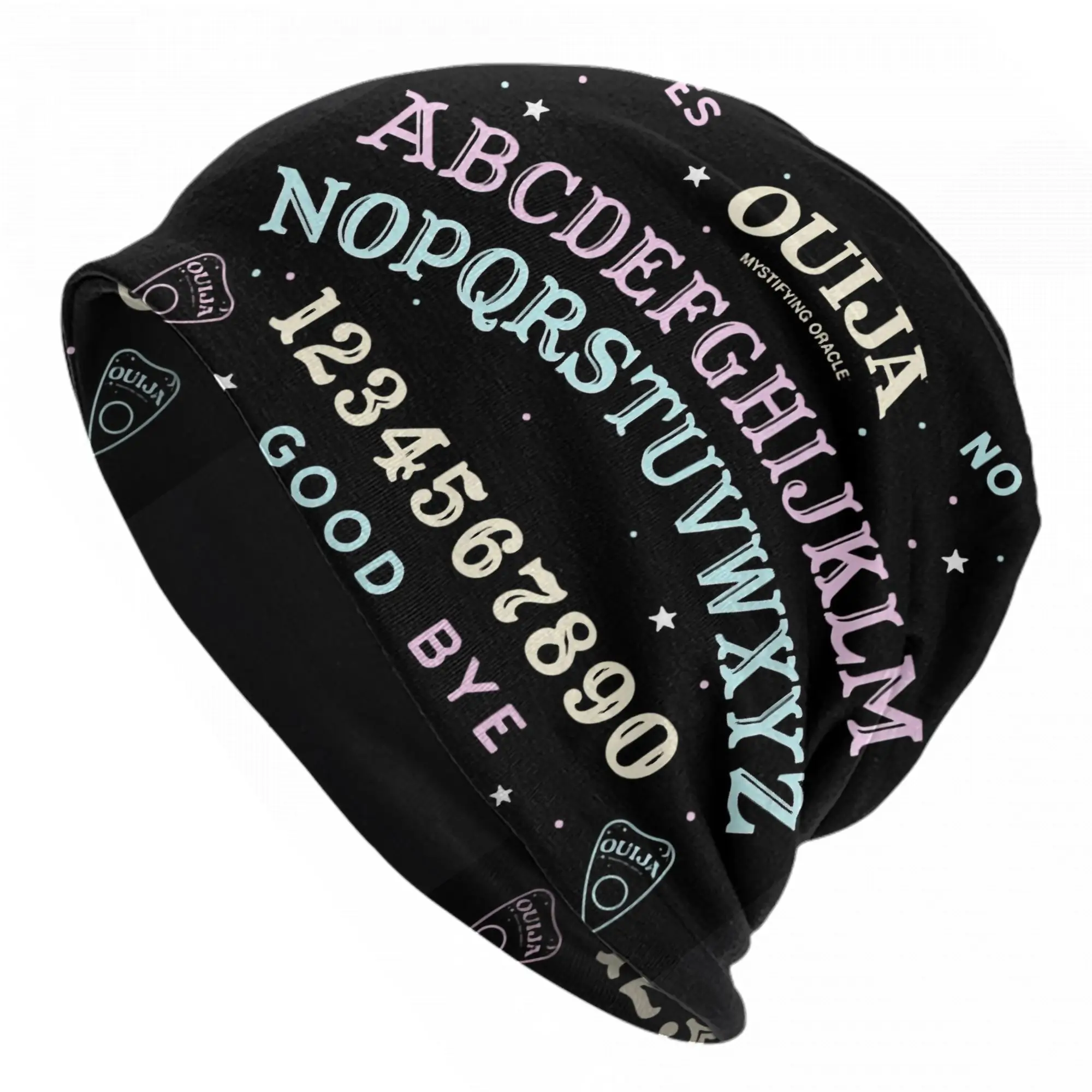 Mystical Ouija Board Bonnet Hat Fashion Outdoor  Skullies Beanies Hats Men's Women's Warm Thermal Elastic Caps