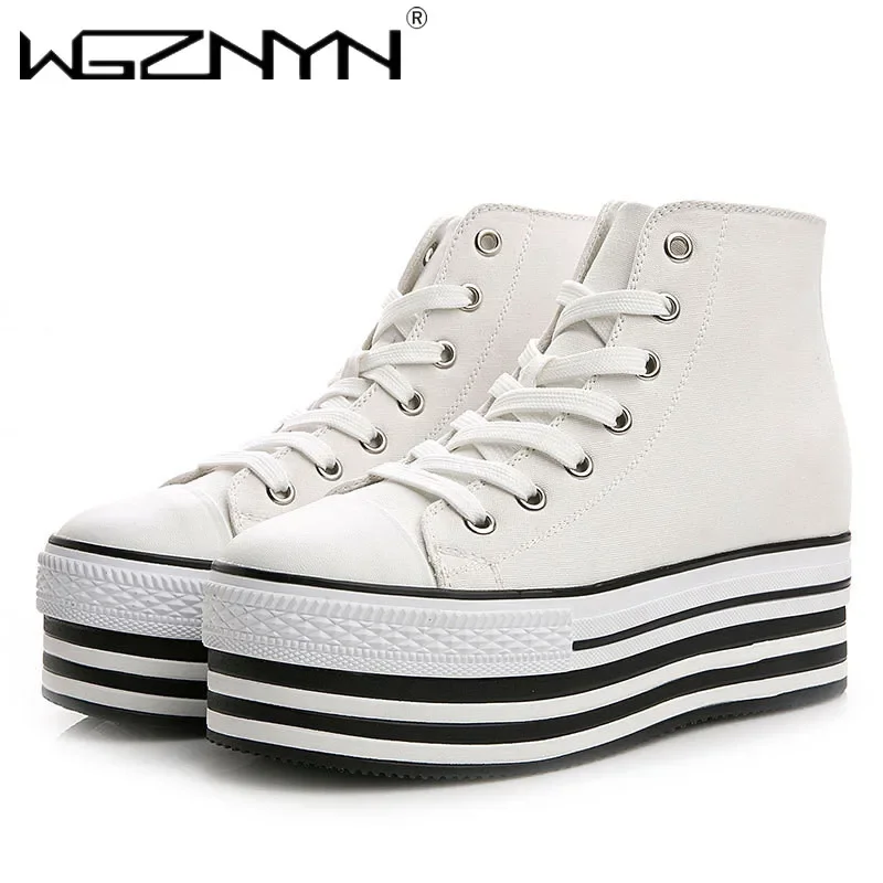 Zapatos informales de lona de diseñador de lujo para caminar para Mujer, Zapatillas con plataforma, zapatos planos clásicos, Zapatillas vulcanizadas para Mujer