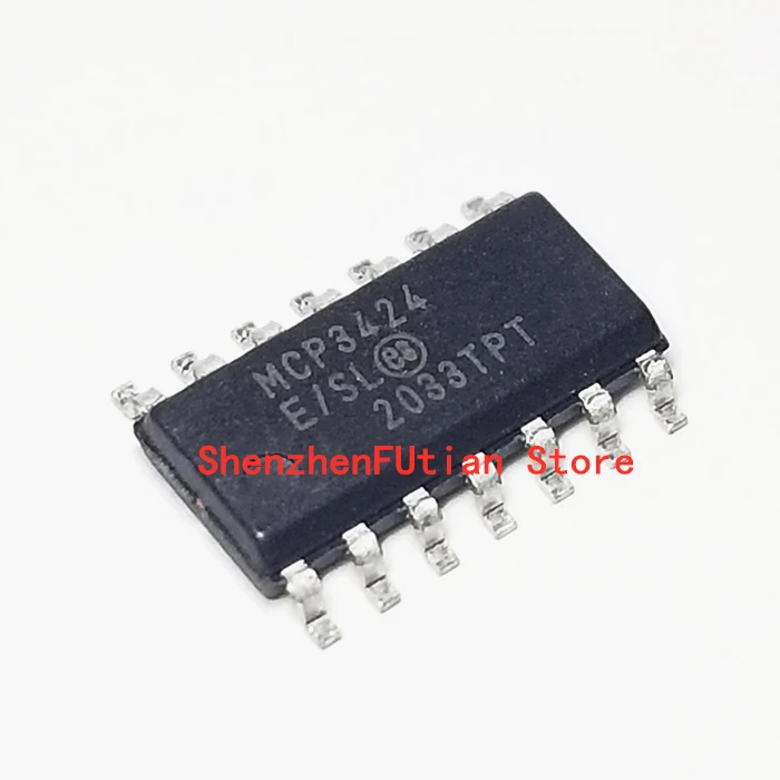 1Pcs/Lot MCP3424-E/…