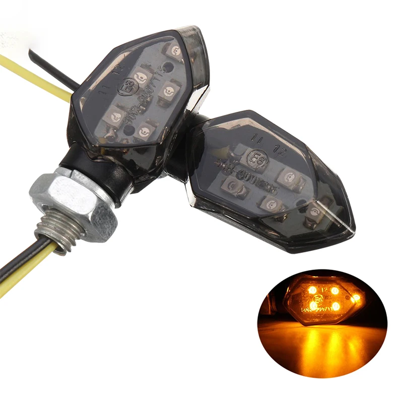 5 Led Motorcycle Turn Signals Smoke Light Indicator For 72  Parts Nmax 125 Simson Aprilia Rs 125 Vstrom 650 Accessories