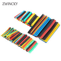 328Pcs 8 Sizes 5 Color Multi Color Polyolefin 2:1 Halogen-Free Heat Shrink Tubing Tube Assortment Sleeving Wrap Tubes ZWINCKY