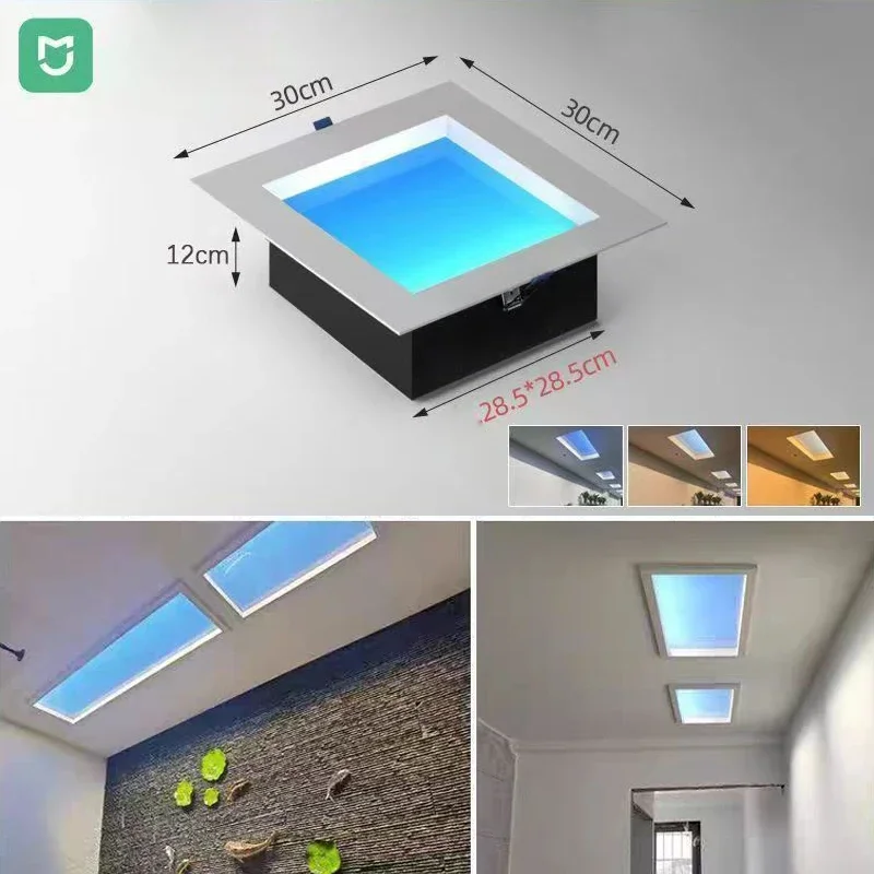 Aozora lights support intelligent remote control to mimic natural light sky sunset lights have been connected to xiaomi mi home