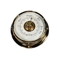 Marine barometer IMPA370246 atmospheric marine barometer copper shell bell barometer