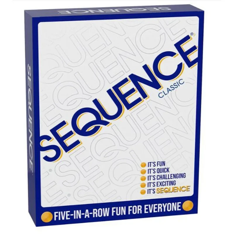 Goliath Games Sequence | Five-in-a-row Fun for Everyone! | Family Strategy Game | For 2 or More Players, Ages 7+