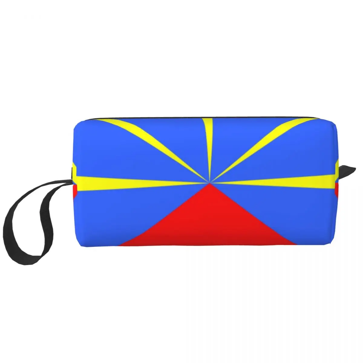 974 Reunion Island Flag Cosmetic Bag Women Fashion Big Capacity Reunionese Proud Makeup Case Beauty Storage Toiletry Bags