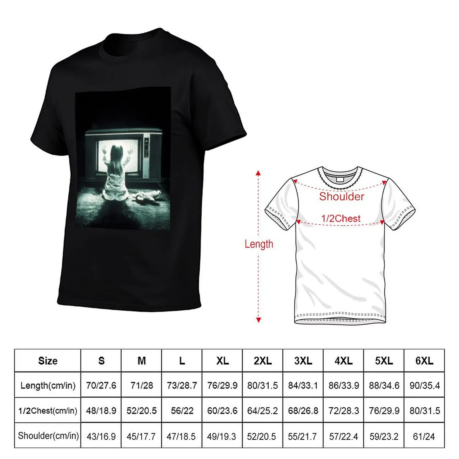 The Poltergeist T-Shirt Aesthetic clothing plus size tops animal prinfor boys korean fashion designer t shirt men