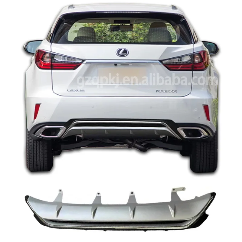 Upgraded Sport version rear bumper lip rear spoiler for 2016-2019 Lexus RX300 200T 450H front bumper body kit