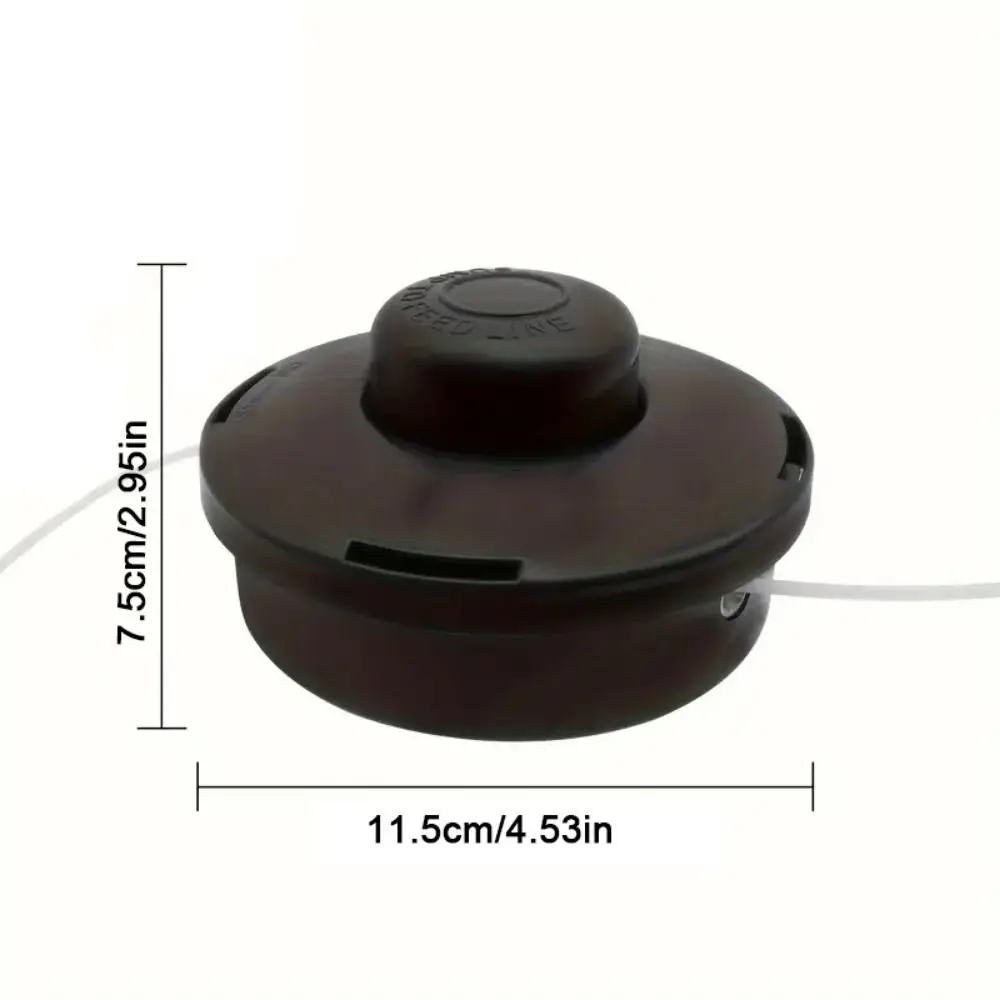 Time-saving Grass Trimmer Head Replacement Hardened Plastic High-Efficiency Universal Weeding Head Practical Easy To Install