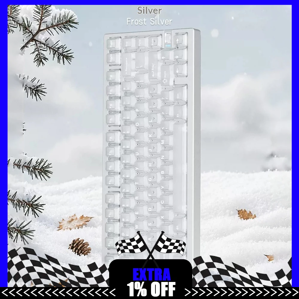 WEIKAV Nut75 Wireless Keyboard The Delay Of 8K Return Rate Is As Low As 0.125MS E-sports Keyboard Esport Game Gift Accessory