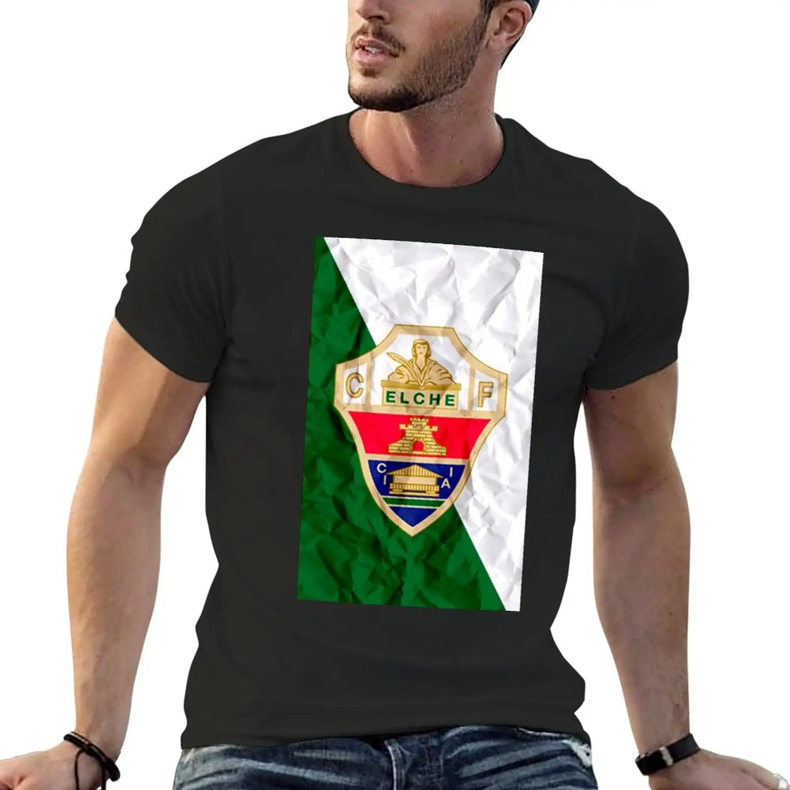 

Elche Art Design New T-Shirt summer top plus size clothes shirts men graphic