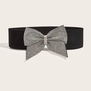 Elmas taklidi yay dekor elastik kemer kemerde 12 büyük satış, laco-no. 11