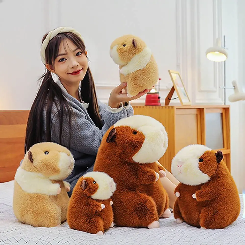 

23/30CM Kawaii Capybara Plush Stuffed Doll Marmot Headset Plush Doll Soft Gift Stuffed Animal Toy Kids