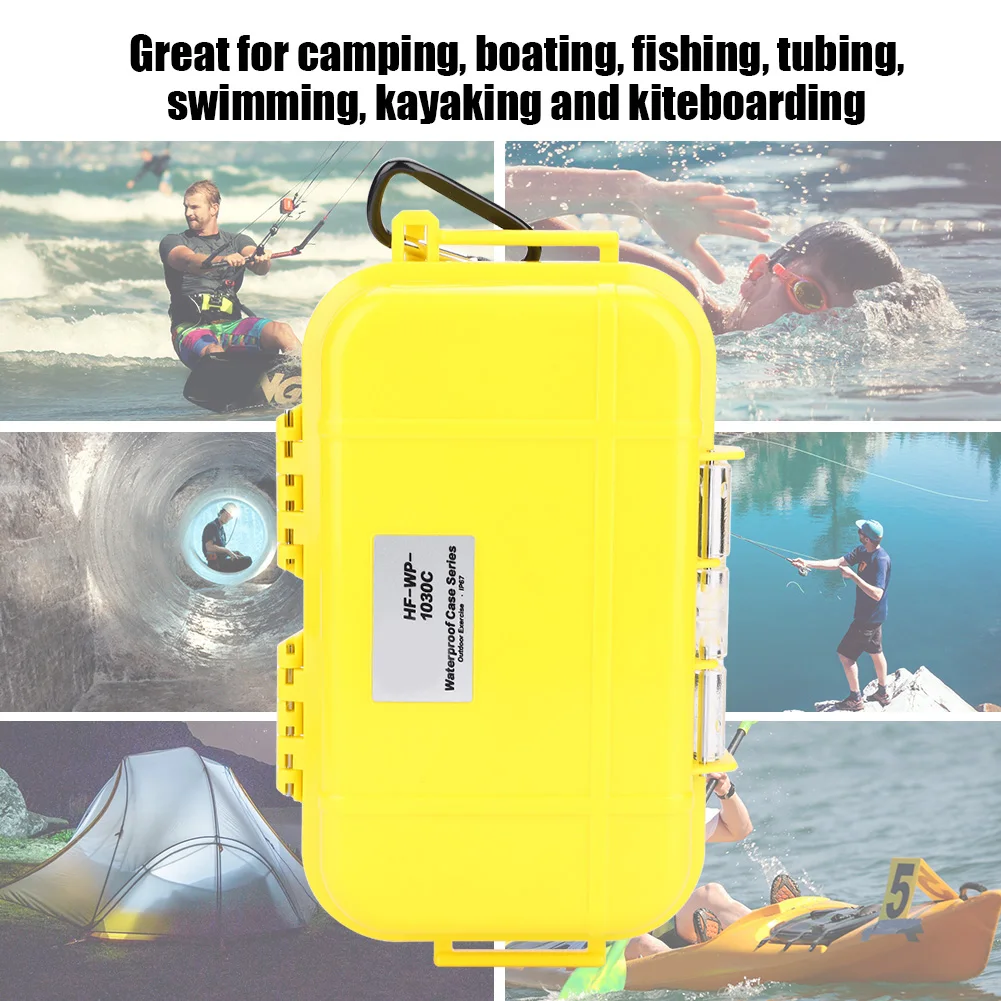 Outdoor Survival Shockproof Waterproof Storage Case Airtight Carry Box Container Waterproof Storage Case Waterproof Storage Box