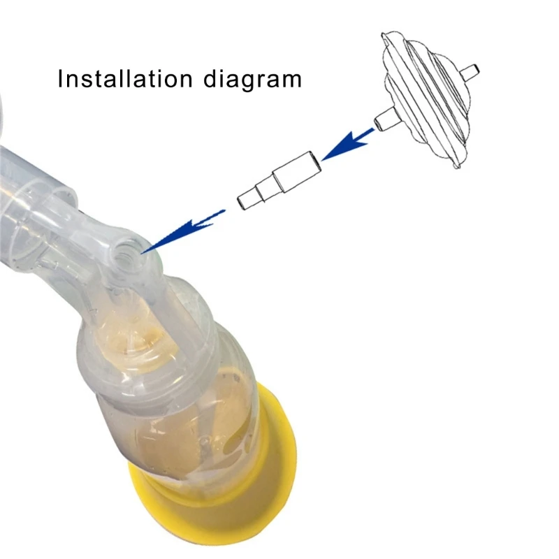 Adaptador tubulação bomba tira leite elétrica, conversor conexão, conector tubo branco