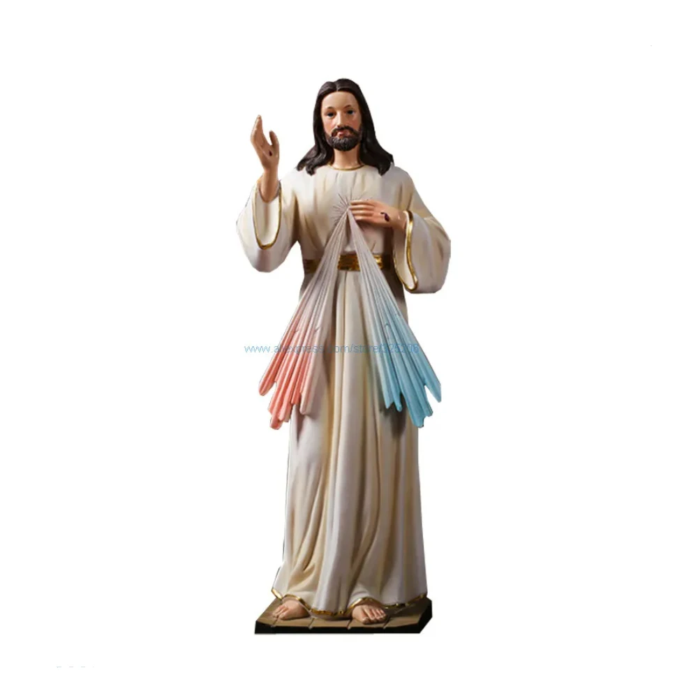 

Jesus Divine Mercy Statue Decor Holy Figurine