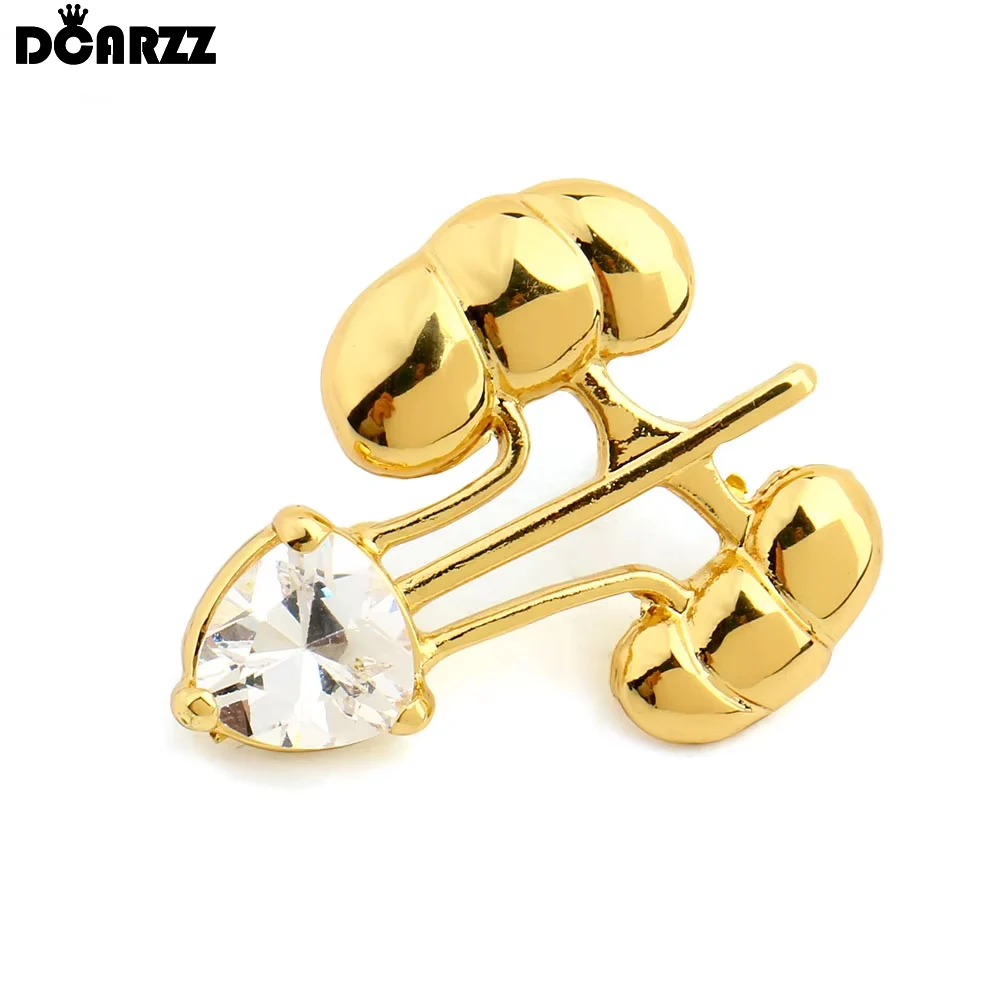 DCARZZ Kidney Shape Pin Medical Jewelry as Gift for Nephrologist/Doctors the  Brooch with Heart Crystal Jewellery Hormones