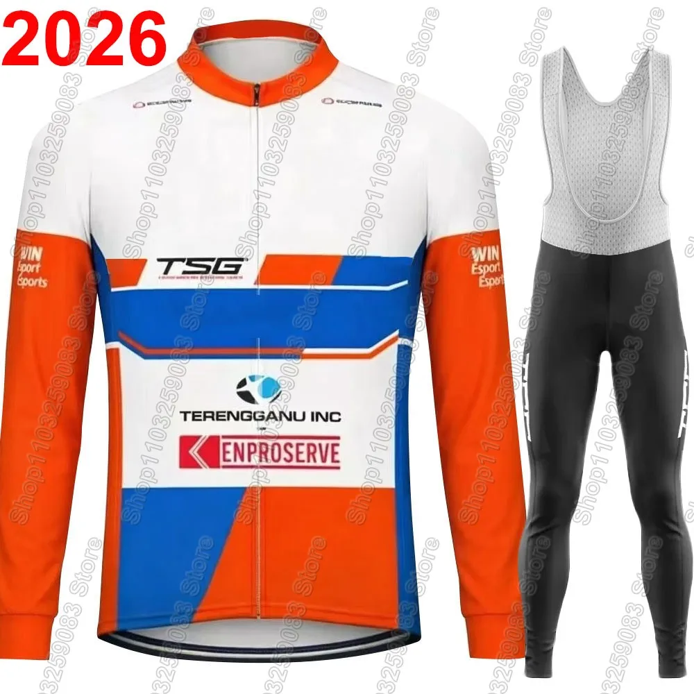

Terengganu Team Cycling Jersey 2026 Set Clothing Suit Summer Winter Mens Long Sleeve MTB Bike Road Pants Bib Ropa Ciclismo