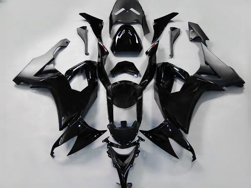 For Kawasaki Ninja ZX10R 08 09 10 Black whole fairing kit free custom fairings 2008 2009 2010 ZX-10R motorcycle