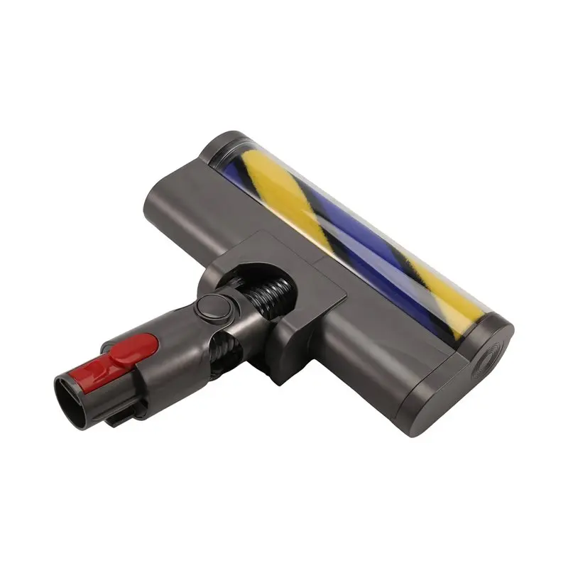 AC39-Optic Soft Roller Cleaner Head Replacement For Dyson Vacuum V15 V11 V10 V8 V7,Germicidal Lamp Dust Detect Hardwood Floor