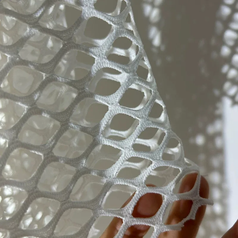 1yard 1cm large mesh fabric diamond shaped fish net mesh fabrics for sewing handmade diy dress Clothing Design Fabric