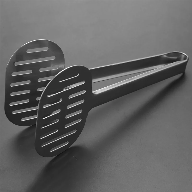 

3X Stainless Steel Turner Tongs Kitchen Double Spatula Bread And Burger Tongs For Cooking Food-Barbecue Clamp