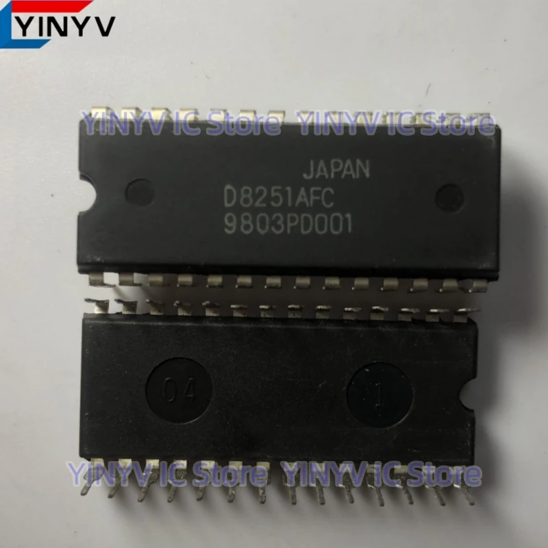 2PCS D8251AFC UPD8251AFC UPD8251 DIP-28 PROGRAMMABLE COMMUNICATIONS INTERFACE Chipset Original New 100% quality