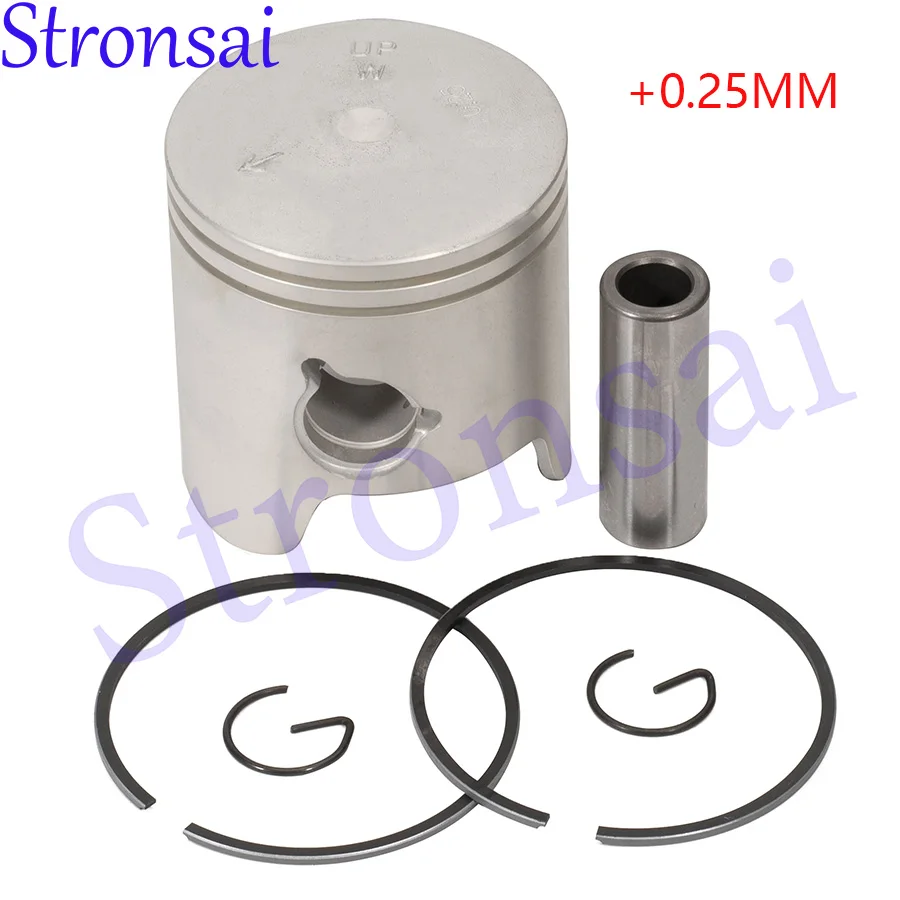 

6K5-11631 Поршень (+0,25 мм) и кольцо 6K5-11601 для подвесного мотора Yamaha 2T 60HP 2CYL Powertec Parsun T60 6H3-11631-01-96