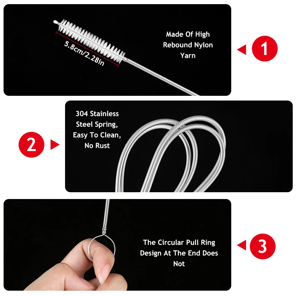Car Drain Dredge Cleaning Scrub Brush For Opel Astra H G J Insignia Mokka Toyota Avensis Rav4 Ford Focus 2 3 Fiesta