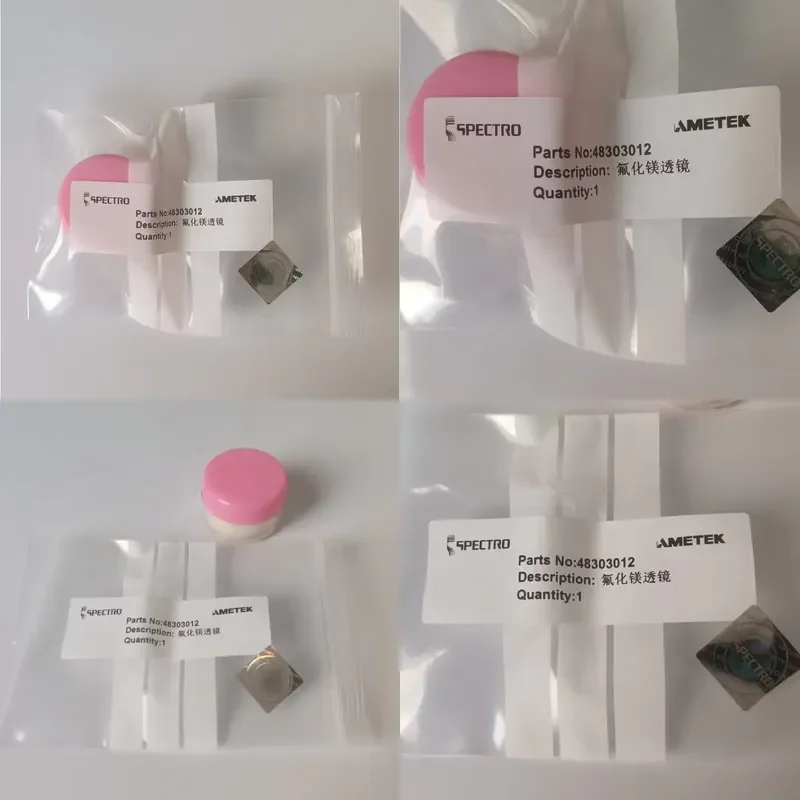 

Original New Spectro ICP Spectrometer MgF2 Light Path Window P/N 48303012, VUV Optical Window 22.3mm D 2.0mm T in Stock