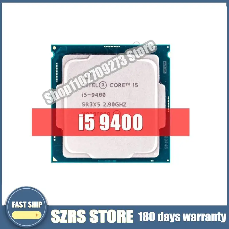 Processeur Int@l Core i5 9400 2.9GHz, 6 cœurs, 6 threads, 65W, 9M, LGA 1151, d'occasion