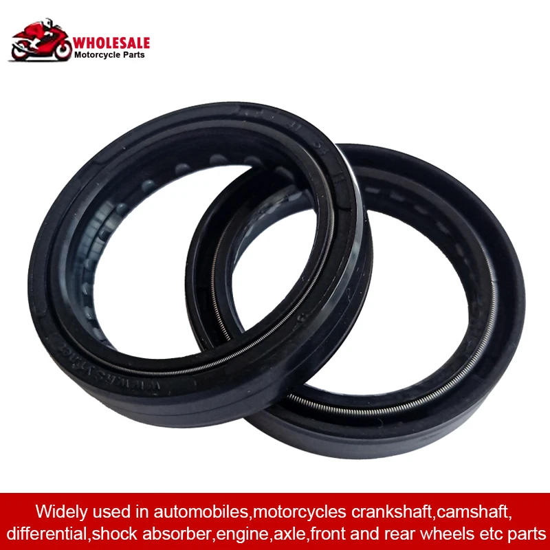 33x43x10.5 33*43*10.5 Rubber Motorcycle Front Shock Fork Damper Shaft Oil Seal Bar Retainers 33 43 33x43 33*43 Dust Cover Lip