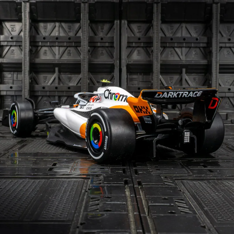 시뮬레이션 1:24 MCL60 모로칸 레이싱 합금 F1 레이싱 모델카 장식품 컬렉션 선물 어린이 퍼즐 장난감