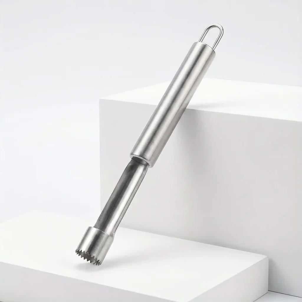 Home 20cm Stainless Steel Apple Corer - Fruit Core Remover Essential Kitchen Apple Processing Tool