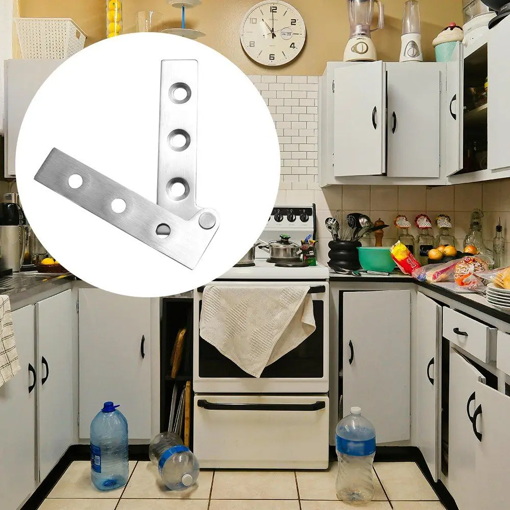 2PCS Becco di pollo Cerniere nascoste Inset Sette parole Invisibile Porta Pivot Cerniera In Acciaio Inox Rotazione di 360 Gradi