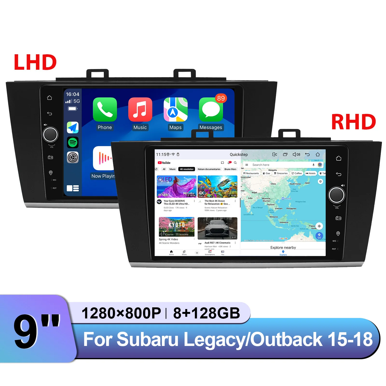 JOYING راديو السيارة ستيريو رئيس وحدة مشغل وسائط متعددة لسوبارو ليجاسي Outback 2015 2016 2017 2018 دعم هارمان كاردون أمبير #1