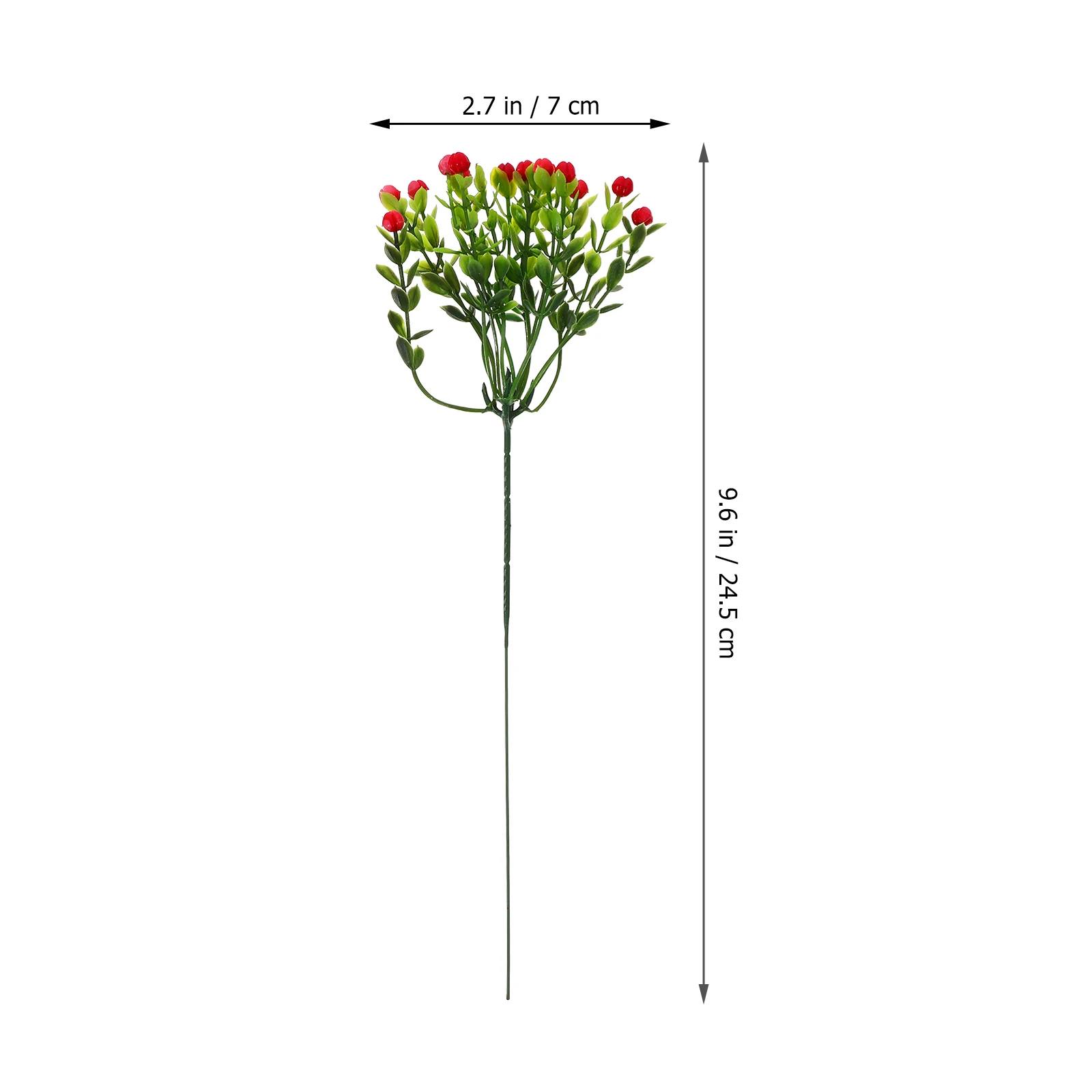 

10 Pcs Simulated Grass Decoration Artificial Flowers Arrangement Realistic Stems Small Fake Plastic for Vase