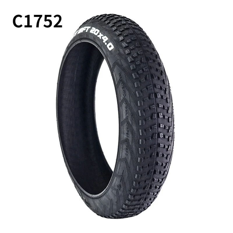 C1752 20 inch 100-406 20x4.0 Fat Tire Electric Snowmobile Beach Bicycle Tire MTB Bicycle Front Rear Wheel Anti-Slip Fat Tire