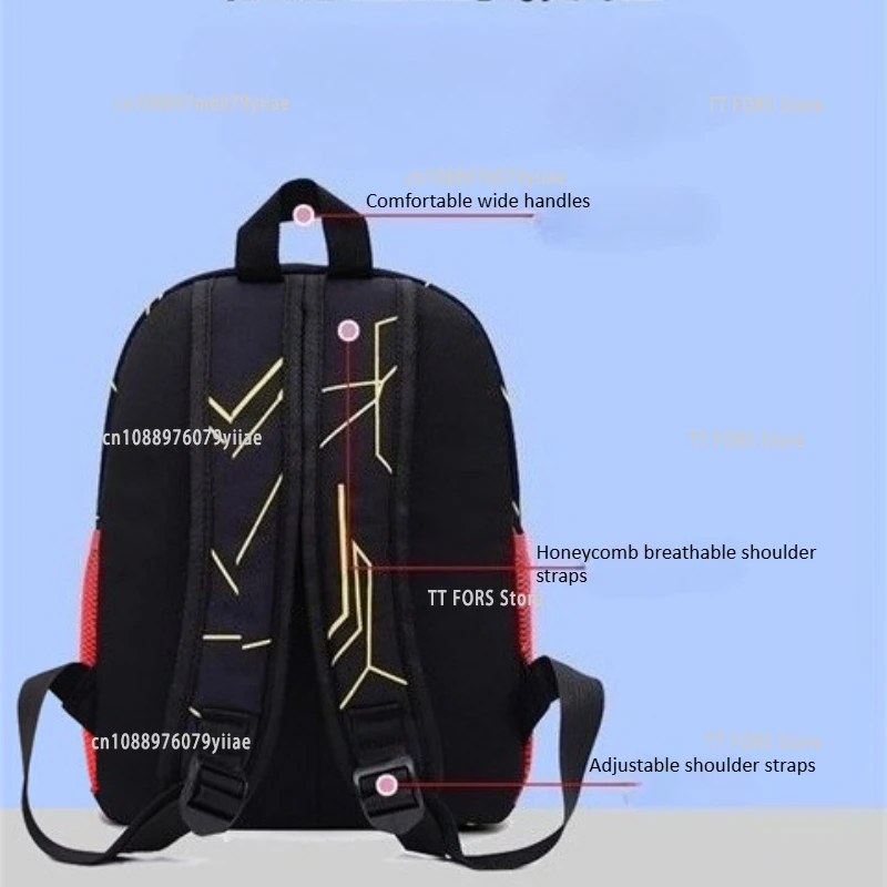 حقيبة مدرسية سبايدرمان 1-3-6 الصف الصبي رياض الأطفال الكرتون فيلم حقيبة الظهر عيد الهالوين عيد الميلاد هدية عيد ميلاد الأطفال