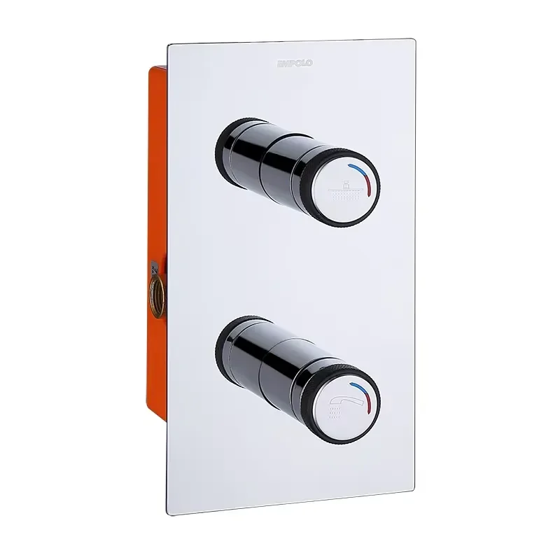 For China Wall Mounted Concealed Thermostatic Diverter Shower Valve Trim Upc Faucets Mixer Taps High Flow Brass Chrome Hotel